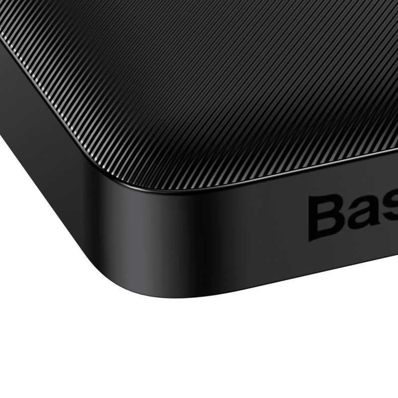 Bipow maitinimo blokas su ekranu 10000mAh USB-A microUSB laidas 0,25m juodas