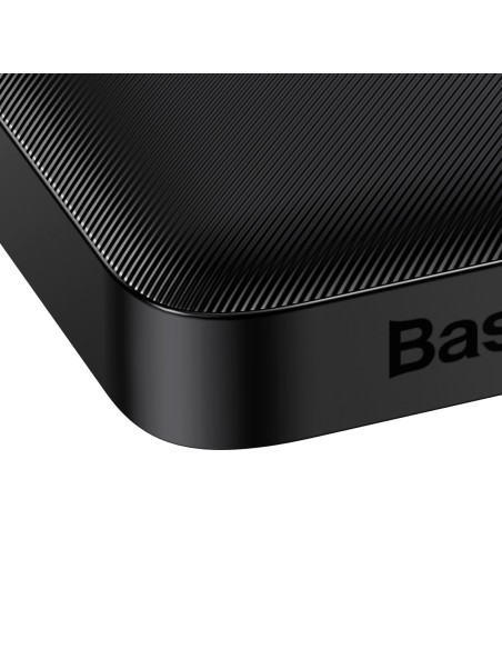 Bipow maitinimo blokas su ekranu 10000mAh USB-A microUSB laidas 0,25m juodas Bipow maitinimo blokas su ekranu 10000mAh USB-A microUSB laidas 0,25m juodas