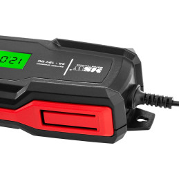 Automatinis automobilinis įkroviklis LCD akumuliatorių įkrovimui 70 W 12 V 4 A