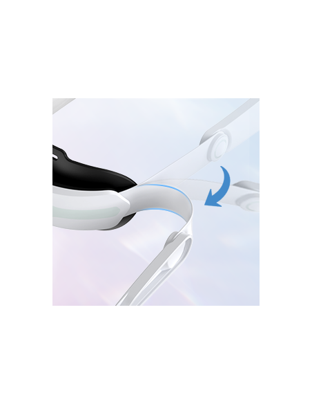 Reguliuojamas galvos juostos dirželis skirtas Oculus Quest 2 VR akiniams baltos spalvos Reguliuojamas galvos juostos dirželis skirtas Oculus Quest 2 VR akiniams baltos spalvos