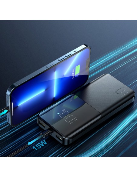 Maitinimo blokas 15W 10000mAh PD QC3.0 AFC juodas