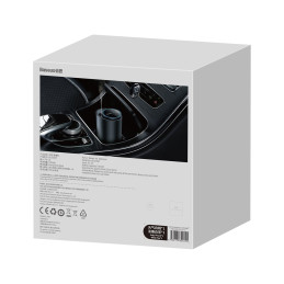 Automobilinis oro gaiviklis + kvepalai baltoji arbata ir persikas USB-C laidas 1m