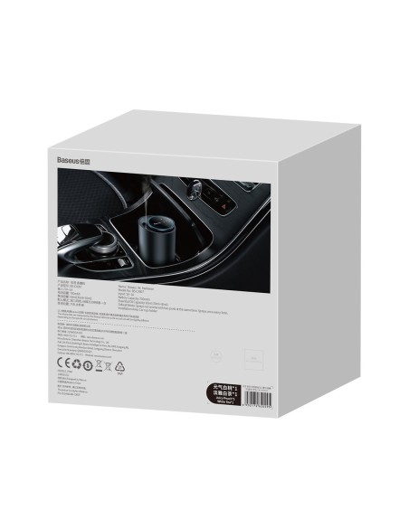Automobilinis oro gaiviklis + kvepalai baltoji arbata ir persikas USB-C laidas 1m Automobilinis oro gaiviklis + kvepalai baltoji arbata ir persikas USB-C laidas 1m