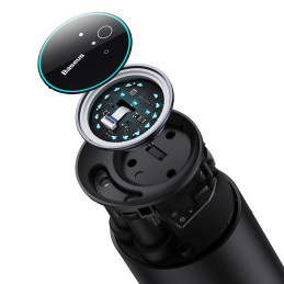 Automobilinis oro gaiviklis + kvepalai baltoji arbata ir persikas USB-C laidas 1m