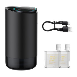 Automobilinis oro gaiviklis + kvepalai baltoji arbata ir persikas USB-C laidas 1m