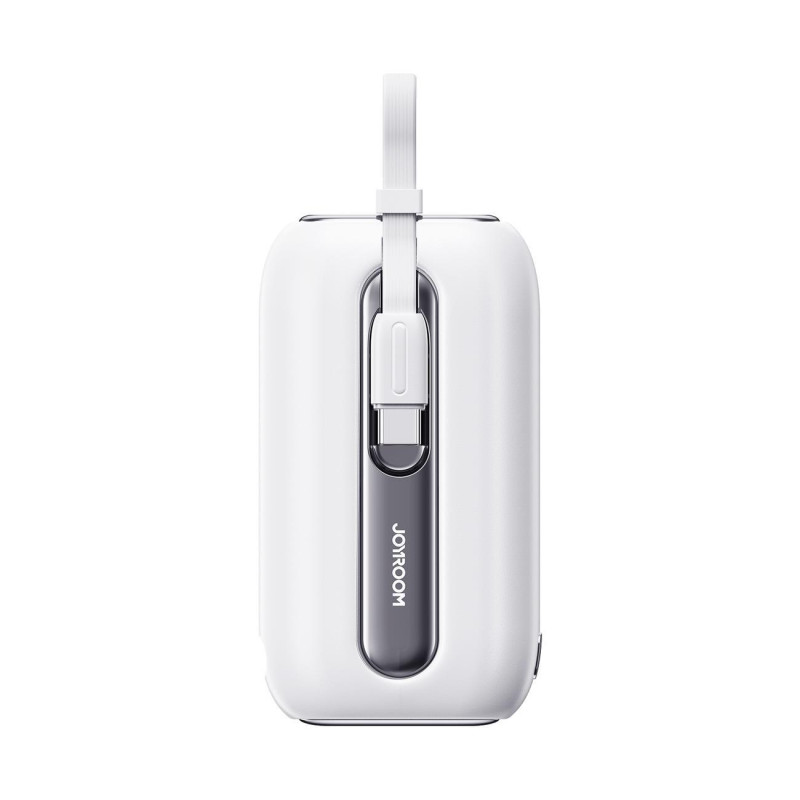 Powerbank 10000mAh Colorful Series 22,5W su USB-C ir iPhone Lightning laidais balta