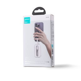 Powerbank 10000mAh Colorful Series 22,5W su USB-C ir iPhone Lightning laidais balta
