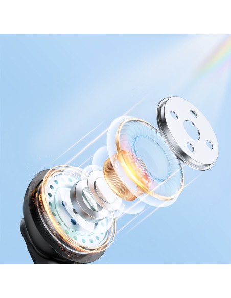 TWS belaidės ausinės ENC vandeniui atsparios IPX4 Bluetooth 5.3 juodos spalvos