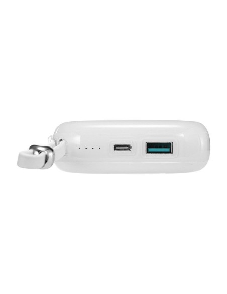 Powerbank 10000mAh Jelly Series 22,5W su USB-C kabeliu balta Powerbank 10000mAh Jelly Series 22,5W su USB-C kabeliu balta