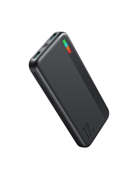 Powerbank 10000mAh Dazzling Series 12W juoda