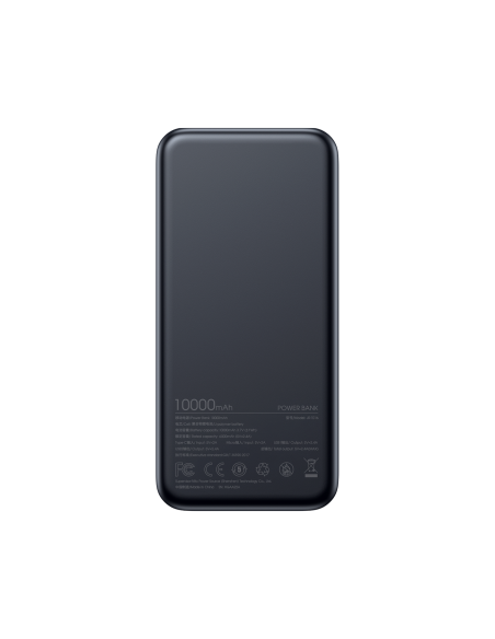 Powerbank 10000mAh Dazzling Series 12W juoda
