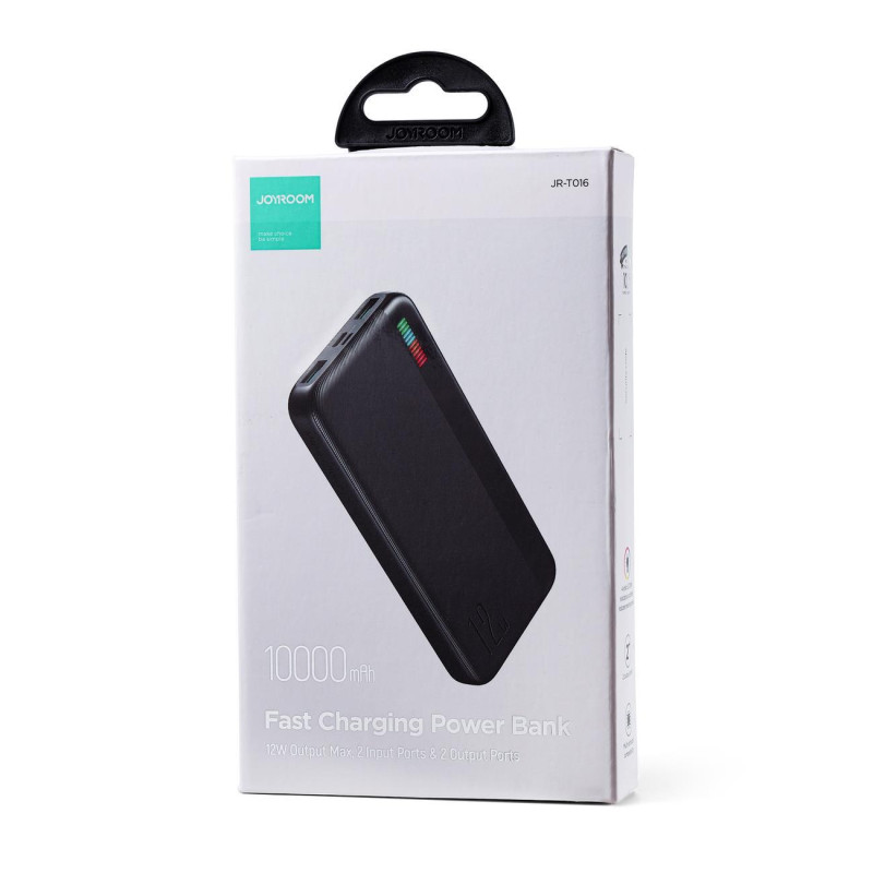 Powerbank 10000mAh Dazzling Series 12W juoda