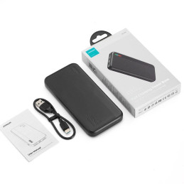 Powerbank 10000mAh Dazzling Series 12W juoda