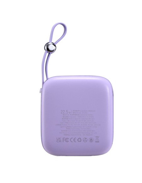 Powerbank 10000mAh Jelly Series 22,5W laidas iPhone Lightning purple Powerbank 10000mAh Jelly Series 22,5W laidas iPhone Lightning purple