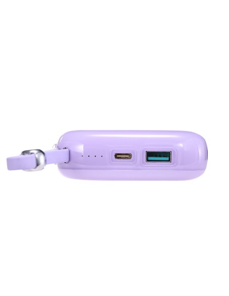 Powerbank 10000mAh Jelly Series 22,5W laidas iPhone Lightning purple Powerbank 10000mAh Jelly Series 22,5W laidas iPhone Lightning purple