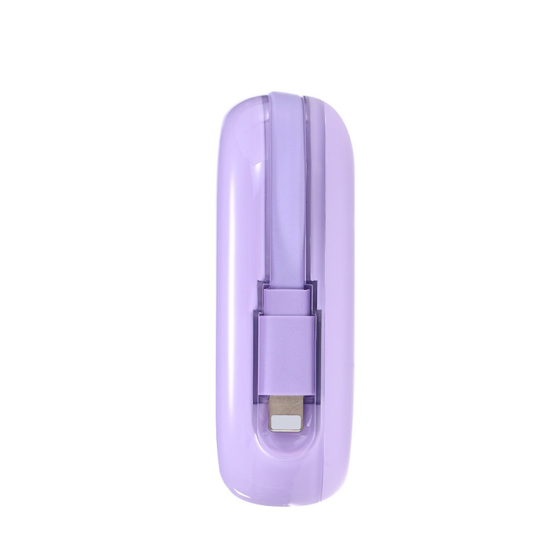 Powerbank 10000mAh Jelly Series 22,5W laidas iPhone Lightning purple