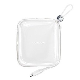 Powerbank 10000mAh Jelly Series 22,5W iPhone Lightning kabelis baltas