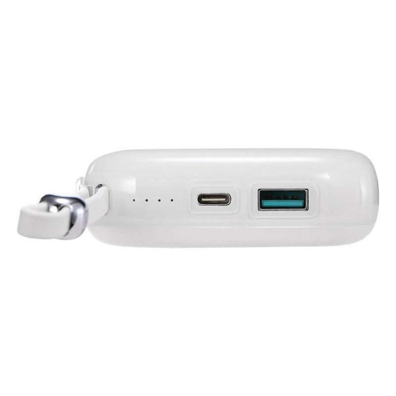 Powerbank 10000mAh Jelly Series 22,5W iPhone Lightning kabelis baltas
