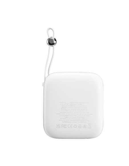 Powerbank 10000mAh Jelly Series 22,5W iPhone Lightning kabelis baltas Powerbank 10000mAh Jelly Series 22,5W iPhone Lightning kabelis baltas