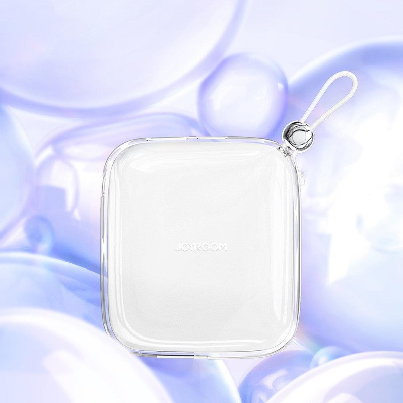 Powerbank 10000mAh Jelly Series 22,5W iPhone Lightning kabelis baltas