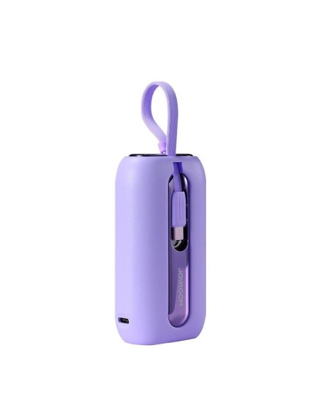 „Powerbank Colorful Series“ 10 000 mAh 22,5 W USB-C ir „iPhone Lightning“ laidai violetiniai „Powerbank Colorful Series“ 10 000 mAh 22,5 W USB-C ir „iPhone Lightning“ laidai violetiniai