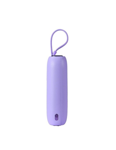 „Powerbank Colorful Series“ 10 000 mAh 22,5 W USB-C ir „iPhone Lightning“ laidai violetiniai „Powerbank Colorful Series“ 10 000 mAh 22,5 W USB-C ir „iPhone Lightning“ laidai violetiniai