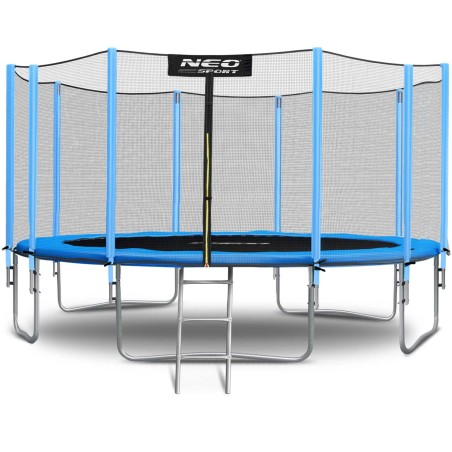 Sodo batutas 15 pėdų / 465 cm su išoriniu tinkleliu ir kopėčiomis Neo-Sport Sodo batutas 15 pėdų / 465 cm su išoriniu tinkleliu ir kopėčiomis Neo-Sport