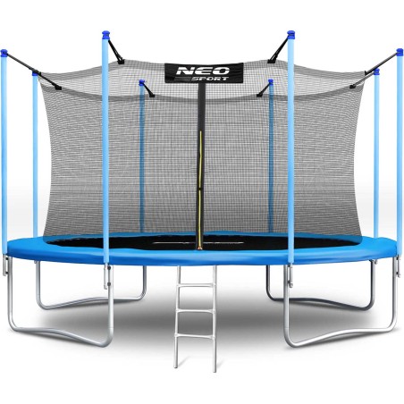 Sodo batutas 15 pėdų / 465 cm su vidiniu tinklu ir kopėčiomis Neo-Sport Sodo batutas 15 pėdų / 465 cm su vidiniu tinklu ir kopėčiomis Neo-Sport