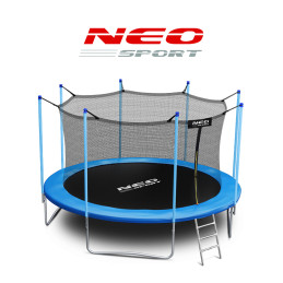 Sodo batutas 15 pėdų / 465 cm su vidiniu tinklu ir kopėčiomis Neo-Sport