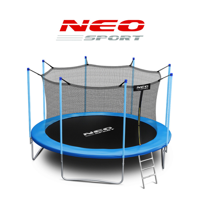 Sodo batutas 15 pėdų / 465 cm su vidiniu tinklu ir kopėčiomis Neo-Sport