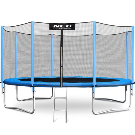 Sodo batutas 12 pėdų / 374 cm su išoriniu tinkleliu ir kopėčiomis Neo-Sport Sodo batutas 12 pėdų / 374 cm su išoriniu tinkleliu ir kopėčiomis Neo-Sport