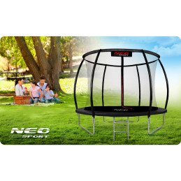 Sodo batutas profiliuotas 10 pėdų / 312 cm su Neo-Sport vidiniu tinkleliu