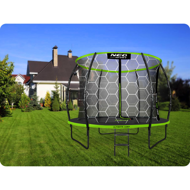 Sodo batutas profiliuotas 10 pėdų / 312 cm su Neo-Sport vidiniu tinkleliu
