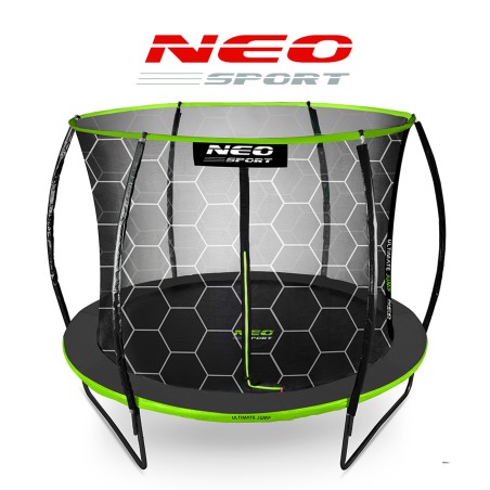 Sodo batutas profiliuotas 10 pėdų / 312 cm su Neo-Sport vidiniu tinkleliu Sodo batutas profiliuotas 10 pėdų / 312 cm su Neo-Sport vidiniu tinkleliu