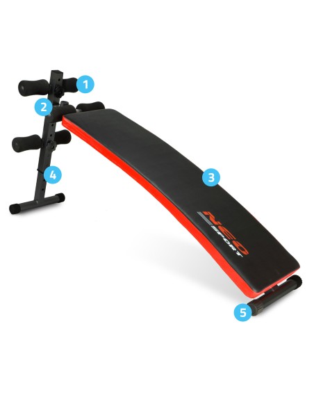 Nuožulnus mankštos suoliukas Neo-Sport NS-09 Nuožulnus mankštos suoliukas Neo-Sport NS-09