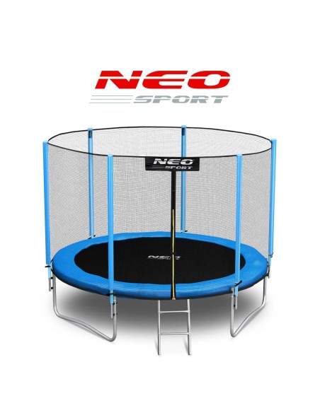 Sodo batutas 8 pėdų / 252 cm su išoriniu tinklu ir Neo-Sport kopėčiomis Sodo batutas 8 pėdų / 252 cm su išoriniu tinklu ir Neo-Sport kopėčiomis