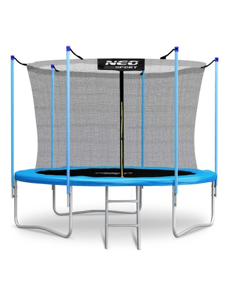 Sodo batutas 8 pėdų / 252 cm su vidiniu tinklu ir Neo-Sport kopėčiomis Sodo batutas 8 pėdų / 252 cm su vidiniu tinklu ir Neo-Sport kopėčiomis