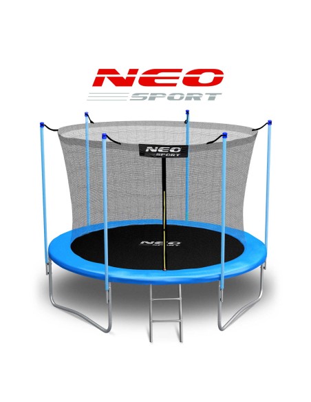 Sodo batutas 8 pėdų / 252 cm su vidiniu tinklu ir Neo-Sport kopėčiomis Sodo batutas 8 pėdų / 252 cm su vidiniu tinklu ir Neo-Sport kopėčiomis