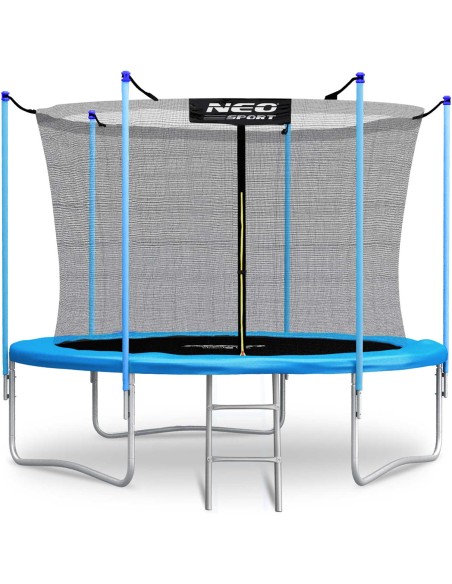 Sodo batutas 8 pėdų / 252 cm su vidiniu tinklu ir Neo-Sport kopėčiomis Sodo batutas 8 pėdų / 252 cm su vidiniu tinklu ir Neo-Sport kopėčiomis