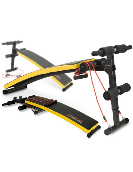 Nuožulnus suoliukas pratimams su plėtikliais Neo-Sport NS-08G Nuožulnus suoliukas pratimams su plėtikliais Neo-Sport NS-08G
