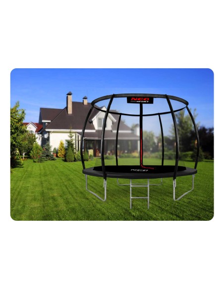 Sodo batutas profiliuotas 8 pėdų / 252 cm su Neo-Sport vidiniu tinkleliu Sodo batutas profiliuotas 8 pėdų / 252 cm su Neo-Sport vidiniu tinkleliu