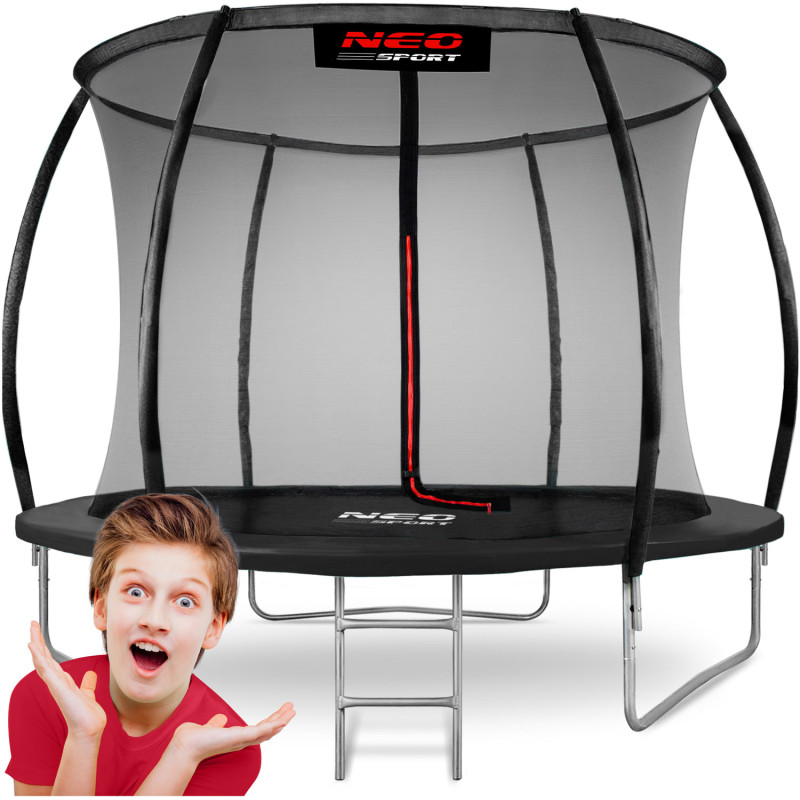Sodo batutas profiliuotas 8 pėdų / 252 cm su Neo-Sport vidiniu tinkleliu Sodo batutas profiliuotas 8 pėdų / 252 cm su Neo-Sport vidiniu tinkleliu