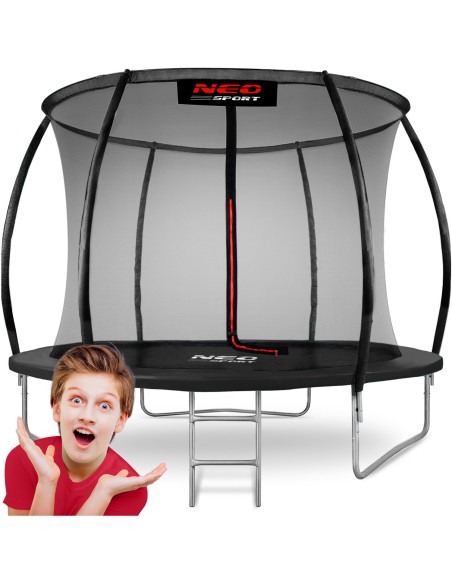 Sodo batutas profiliuotas 8 pėdų / 252 cm su Neo-Sport vidiniu tinkleliu Sodo batutas profiliuotas 8 pėdų / 252 cm su Neo-Sport vidiniu tinkleliu