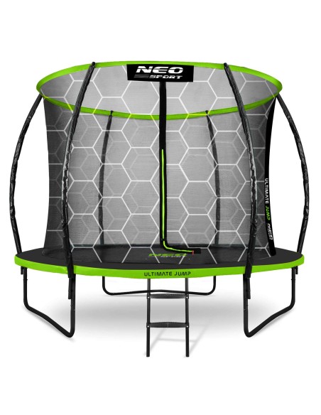 Sodo batutas profiliuotas 8 pėdų / 252 cm su Neo-Sport vidiniu tinkleliu Sodo batutas profiliuotas 8 pėdų / 252 cm su Neo-Sport vidiniu tinkleliu