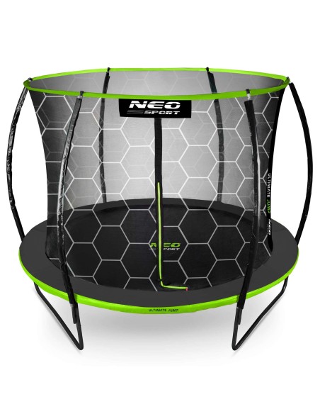 Sodo batutas profiliuotas 8 pėdų / 252 cm su Neo-Sport vidiniu tinkleliu Sodo batutas profiliuotas 8 pėdų / 252 cm su Neo-Sport vidiniu tinkleliu
