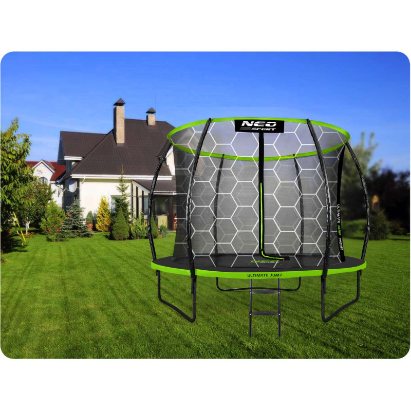 Sodo batutas profiliuotas 8 pėdų / 252 cm su Neo-Sport vidiniu tinkleliu