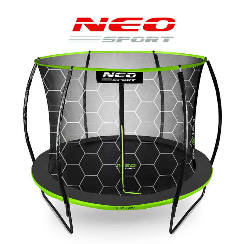 Sodo batutas profiliuotas 8 pėdų / 252 cm su Neo-Sport vidiniu tinkleliu