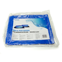 Universalus folijos brezentinis kilimėlis sodo baseinui 295 x 206 cm DM-123