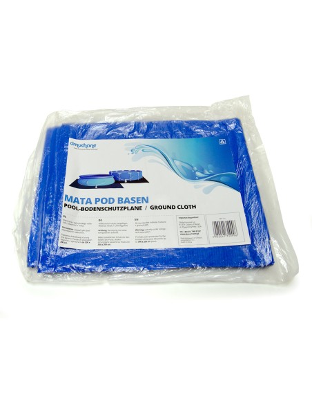 Universalus folijos brezentinis kilimėlis sodo baseinui 435 x 435 cm DM-115 Universalus folijos brezentinis kilimėlis sodo baseinui 435 x 435 cm DM-115