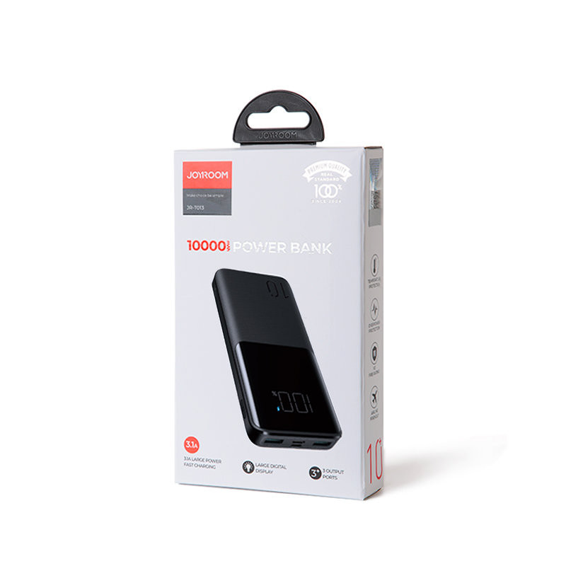 Maitinimo blokas 15W 10000mAh PD QC3.0 AFC juodas